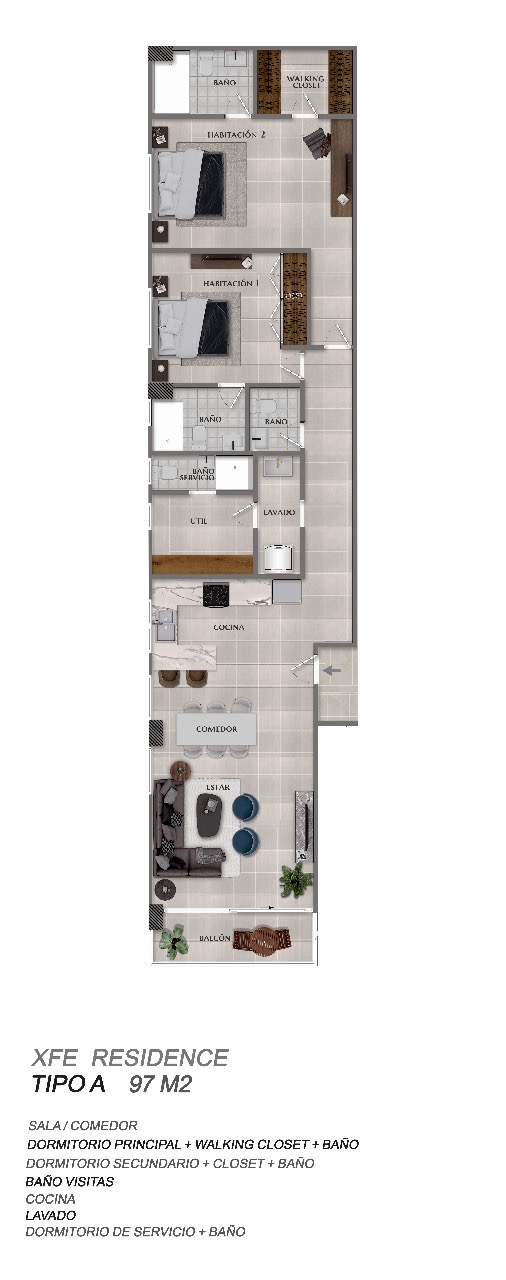 apartamentos - Proyecto en plano Independencia Miramar , entrega  7