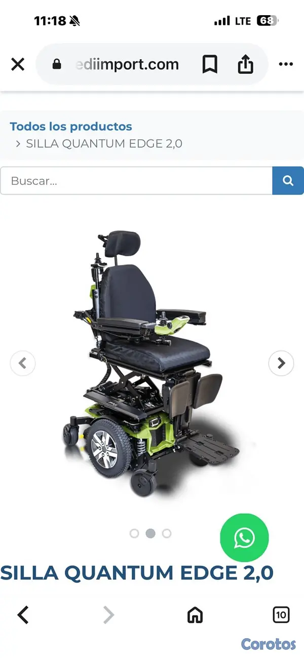 Salud y Equipamiento Médico - silla de ruedas nueva sin caja importada de los Estados Unidos.  6