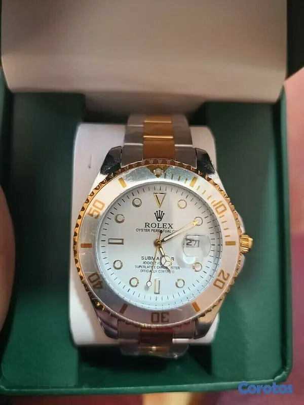 joyas, relojes y accesorios - Reloj de Hombre con Mov en Cuarzo en Ac/Inox Cristal Hardlex fechero 4