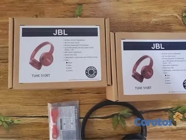 camaras y audio - 🎧 Auriculares JBL 510BT Bluetooth – Color Negro 🎶 2