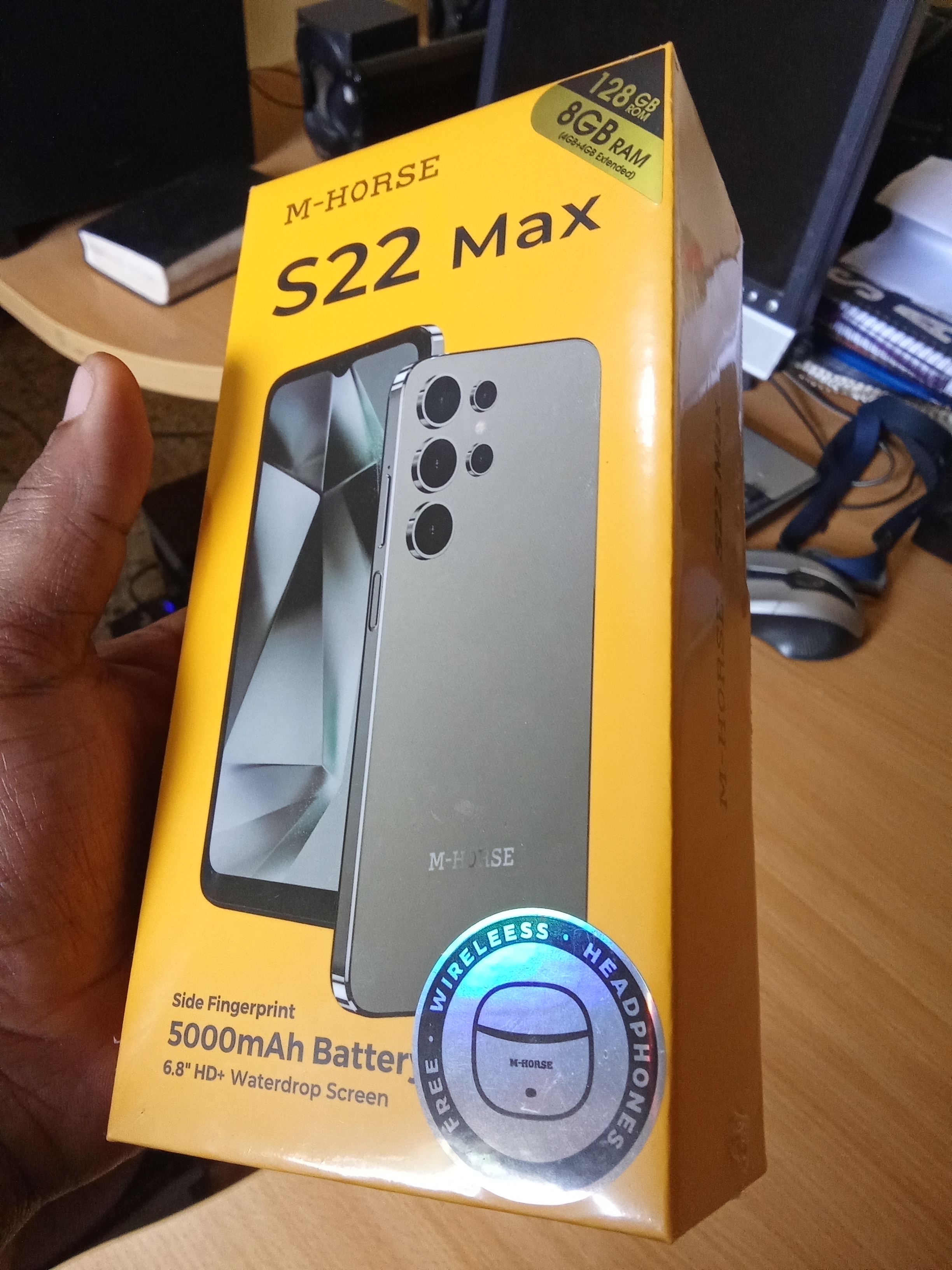 celulares y tabletas - M- Horse S22 Max 128gb, 8gb de Ram Gris nuevo con su caja y todos sus acceso. 0
