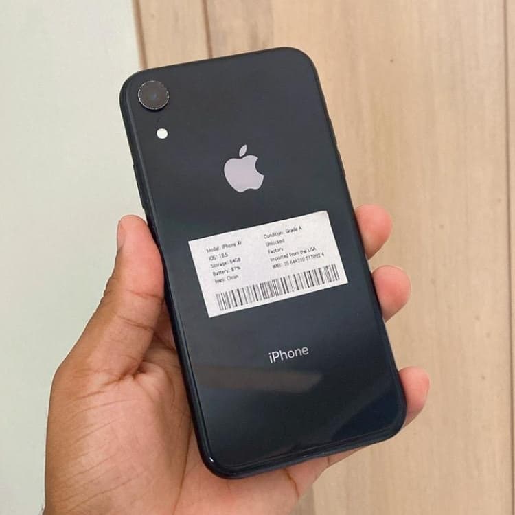celulares y tabletas - iPhone Xr Factory 64GB nunca reparado 0