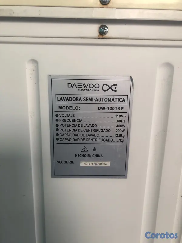 electrodomesticos - Lavadora daewoo de 28 libras..   4