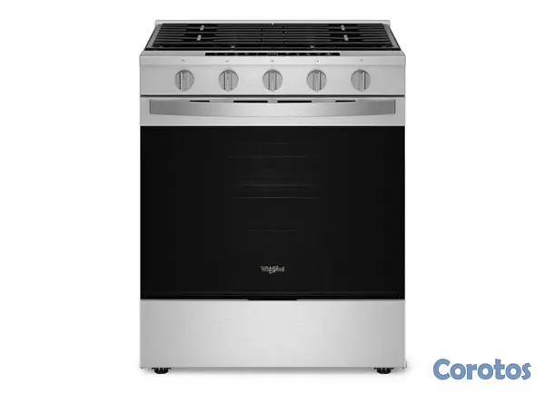 electrodomesticos - Estufa Whirlpool 30” 5 Quemadores Acero Inoxidable 2