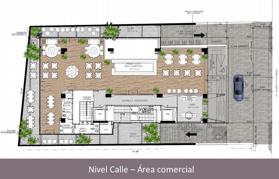 oficinas y locales comerciales - Locales de oficinas y comerciales en renta y venta en torre empresarial en  Naco 1