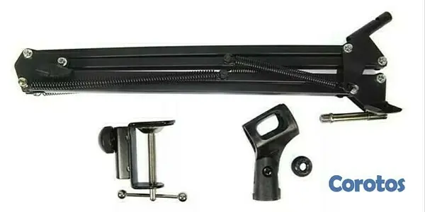 camaras y audio - Soporte de mesa de microfono condensador  2
