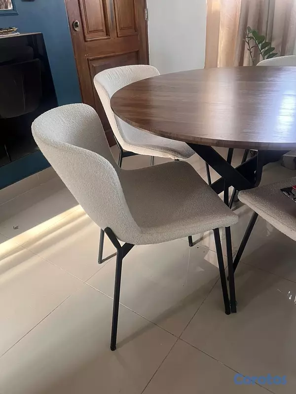 muebles y colchones - Venta de comedor 4 sillas Ilumel  4