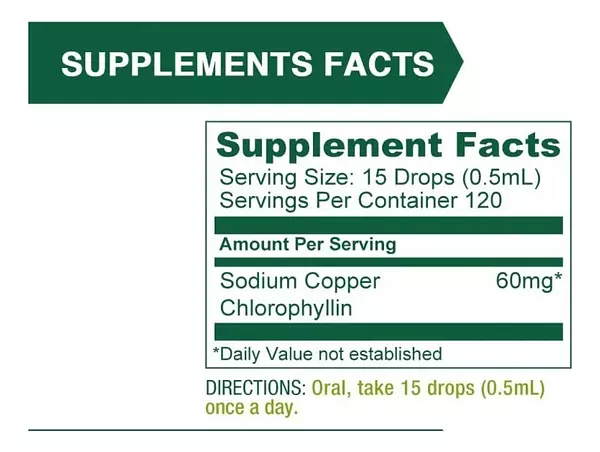 Salud y Equipamiento Médico - Clorofila Liquido 60 Mg Lovita - Ml 2