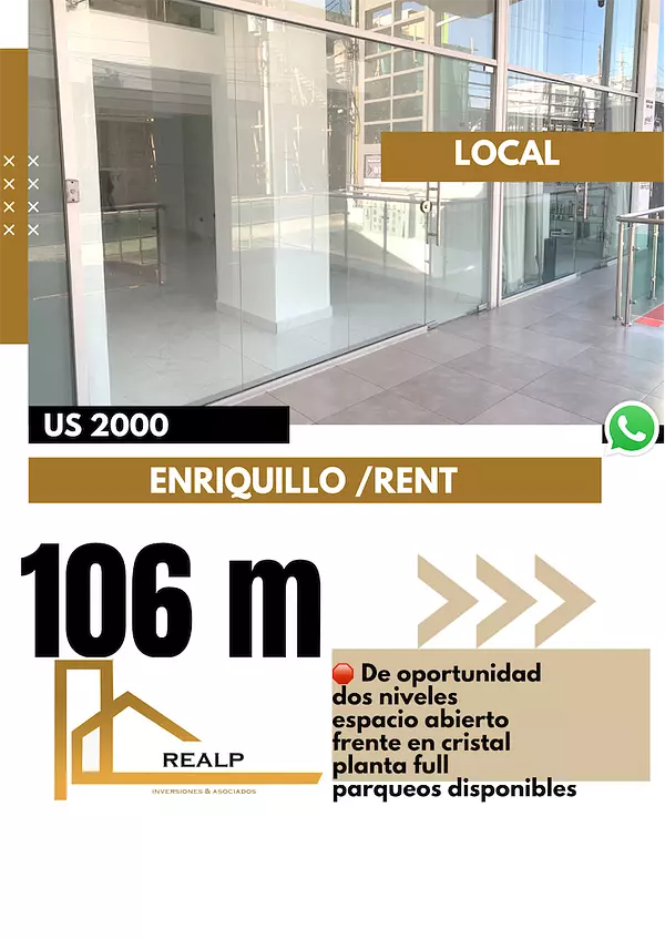 oficinas y locales comerciales - Local de dos niveles espacio abierto 106 metros 1