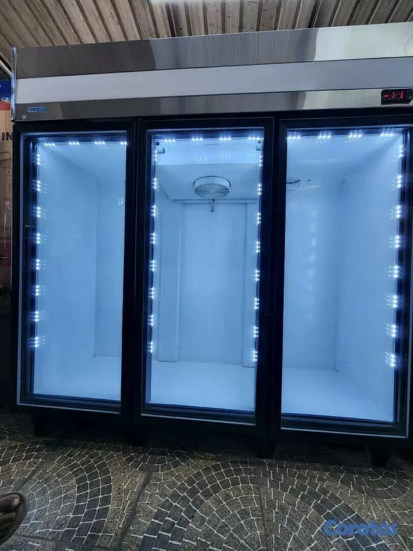 equipos profesionales - Freezer Refrigerador Conservador Farco de 3 puertas exhibidoras de cristal 2