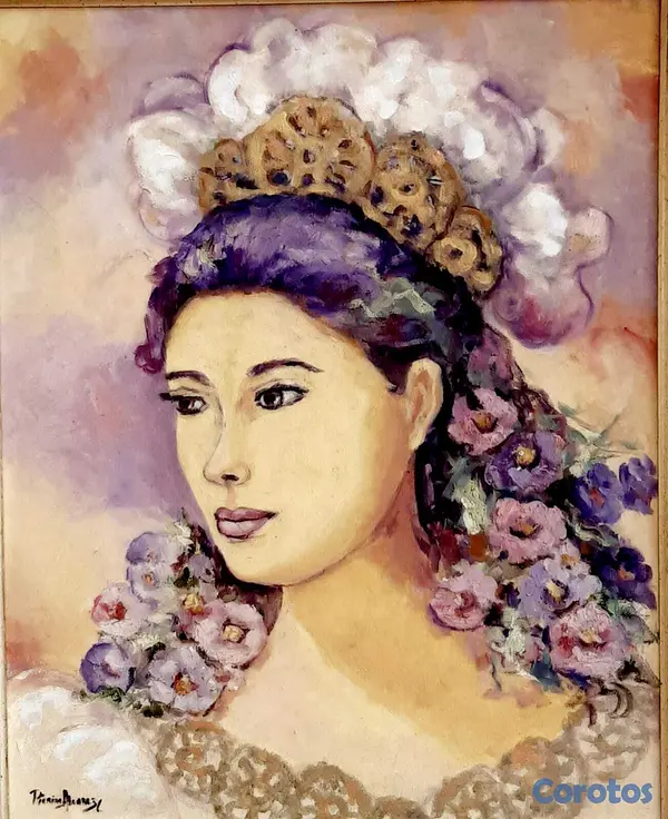 decoración y accesorios - Cuadro  Florinda en amarillo