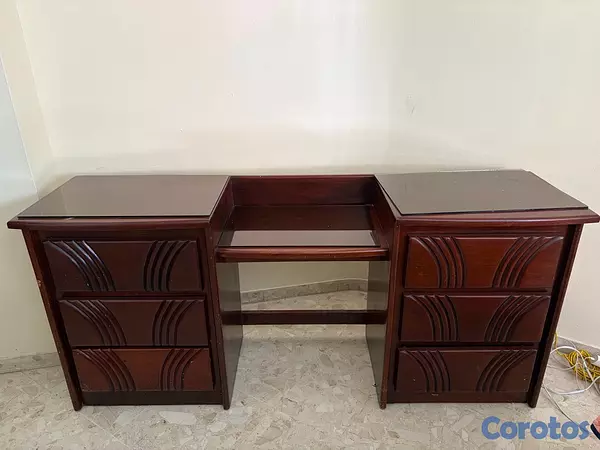 muebles y colchones - gavetero de caoba  5