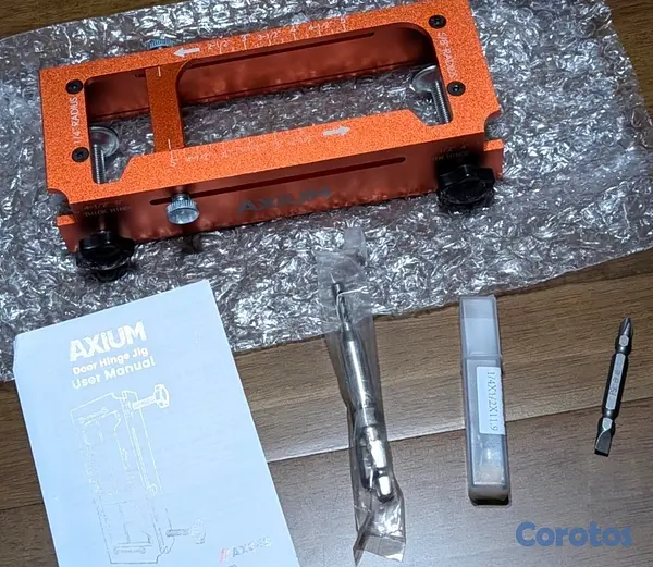 equipos profesionales - AXIUM – Plantilla de Bisagra de Puerta Ajustable de Aleación de Aluminio 2
