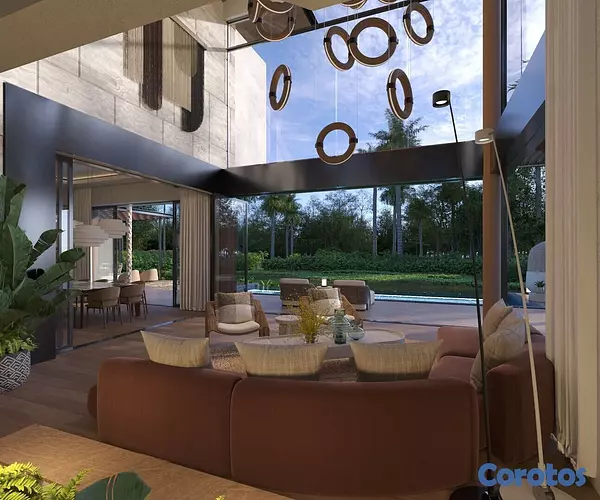 casas vacacionales y villas - Villa en Cap Cana en Plano con Plan de pagos y facilidades  3