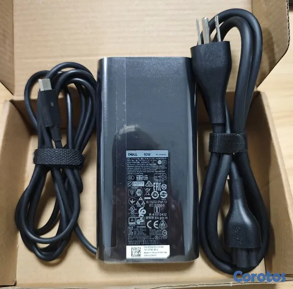 computadoras y laptops - Genuine 90W USB-C Type C AC Adapter Charger For Dell 3