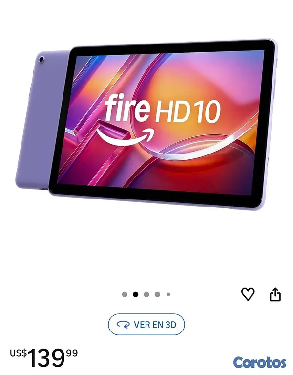 celulares y tabletas - tablet Amazon fireHD10 3
