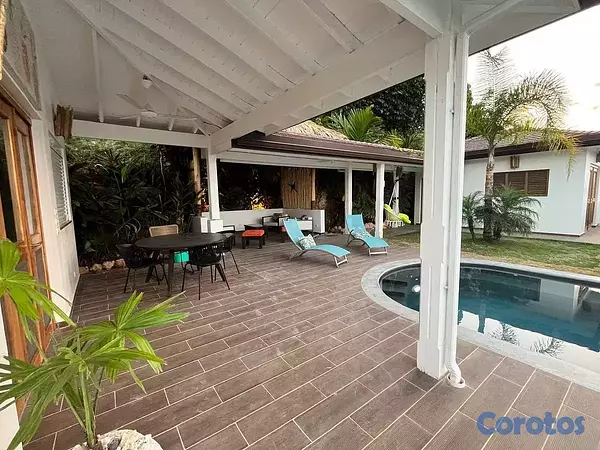 casas vacacionales y villas - Las Terrenas - Samaná, Villa de 3 habitaciones amueblada con espectacular vista 4