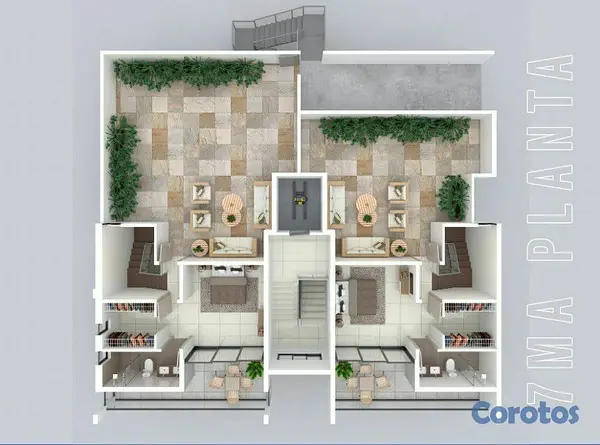 apartamentos - Proyecto privado con 2 torres de 6 niveles, Los Ri 4