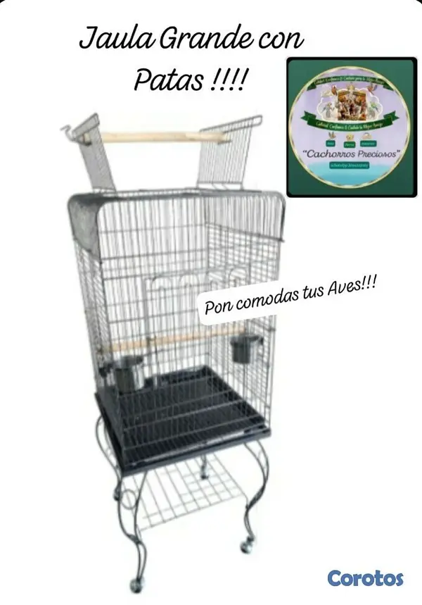 animales y mascotas - Jaula grande para Aves  5