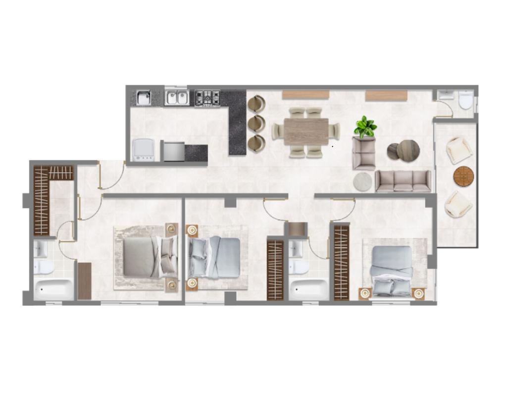 apartamentos - Venta de Apartamento en la Av. Independencia 3