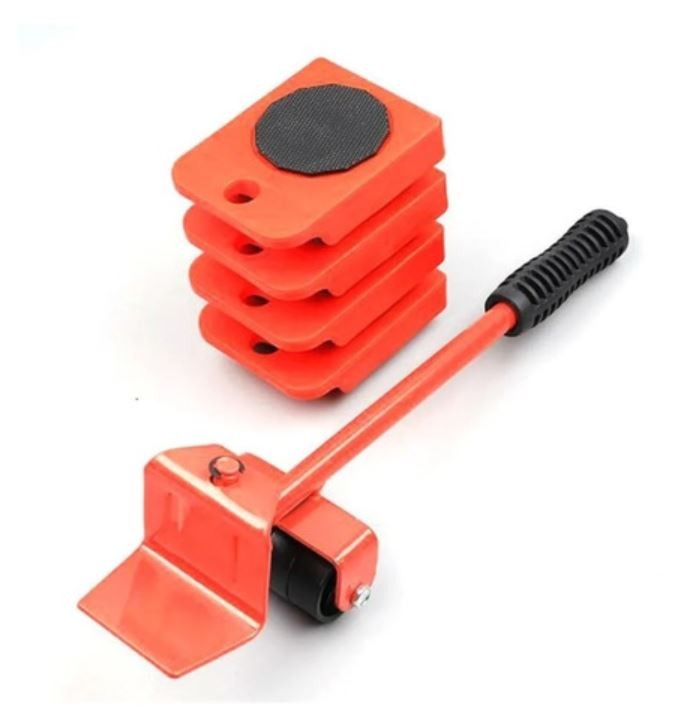 herramientas, jardines y exterior - Base con ruedas para mover electrodomestico Palanca Elevador  4
