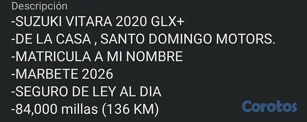 jeepetas y camionetas - SUZUKI VITARA 2020 GLX+ 

 6
