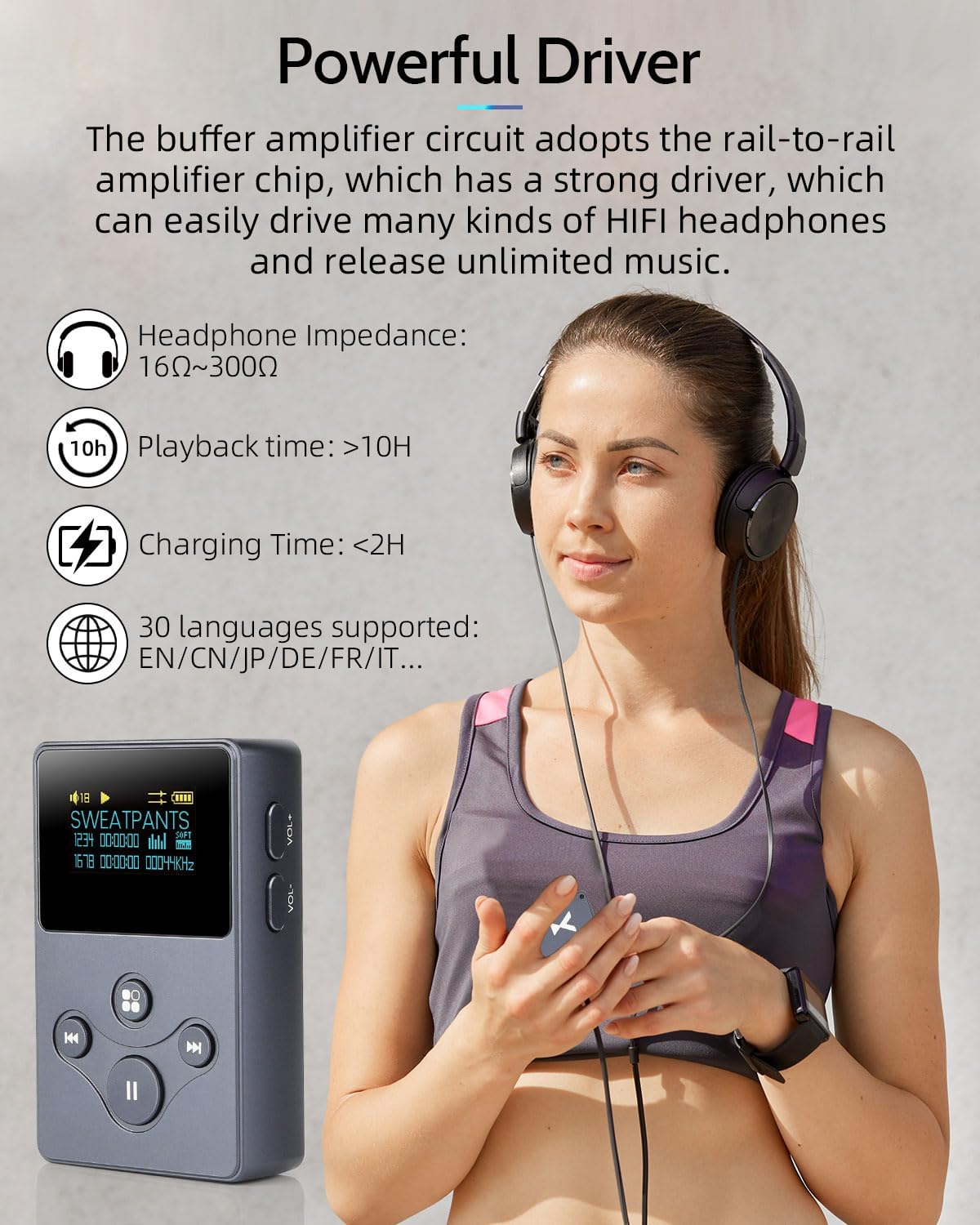 camaras y audio - Xduoo X2s reproductor música portátil WAV - FLAC Soporta hasta 128GB Micro SD 6