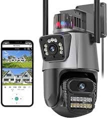 camaras y audio - Cámara de Seguridad Wifi Doble Lente 2MP Full HD 0