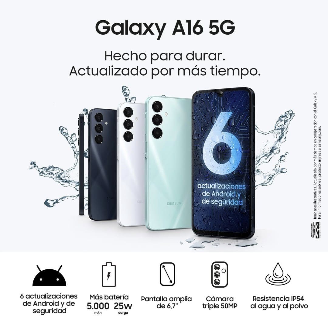 celulares y tabletas - VENDO SAMSUNG GALAXY A16 5G NUEVO 1