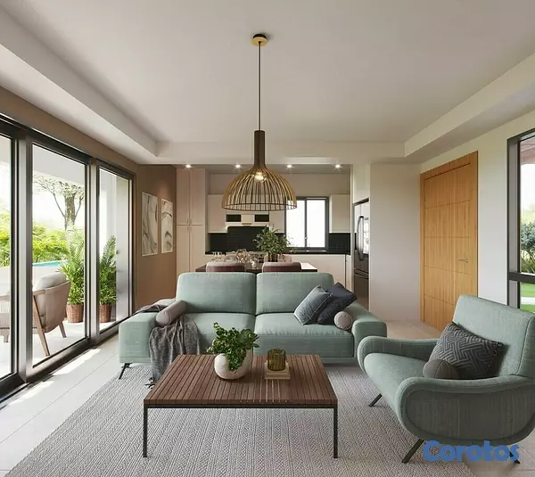 casas vacacionales y villas - Villa de 2 Habitaciones con Paneles Solares, Punta Cana  7