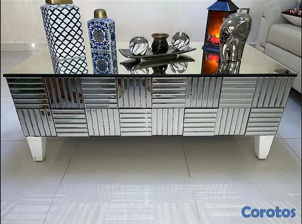 muebles y colchones - Vendo mesa de cristal. 2