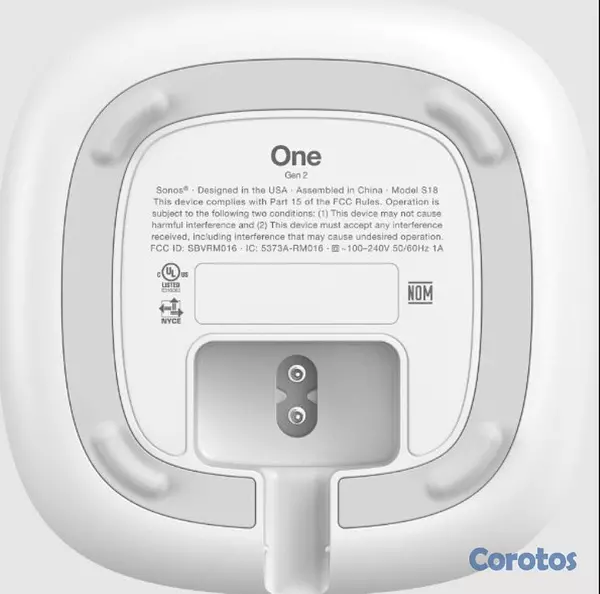 camaras y audio - Set de Audio Premium: Sonos One Gen 2 + Soportes O 6