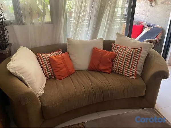 muebles y colchones - Juego de 2 Sofás con Cojines Incluidos – Estilo Mo 2