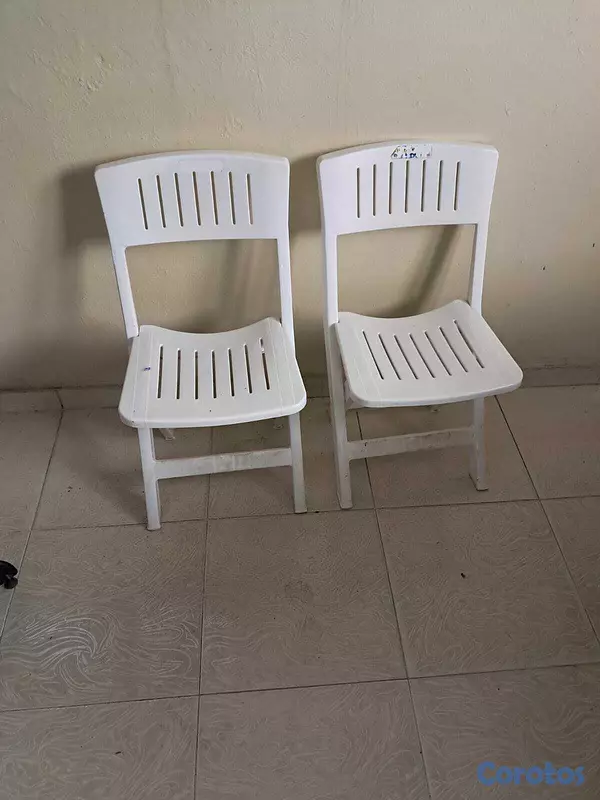 articulos de oficina - Mesa de reunion, mesa plegable ,silla de plastico  3