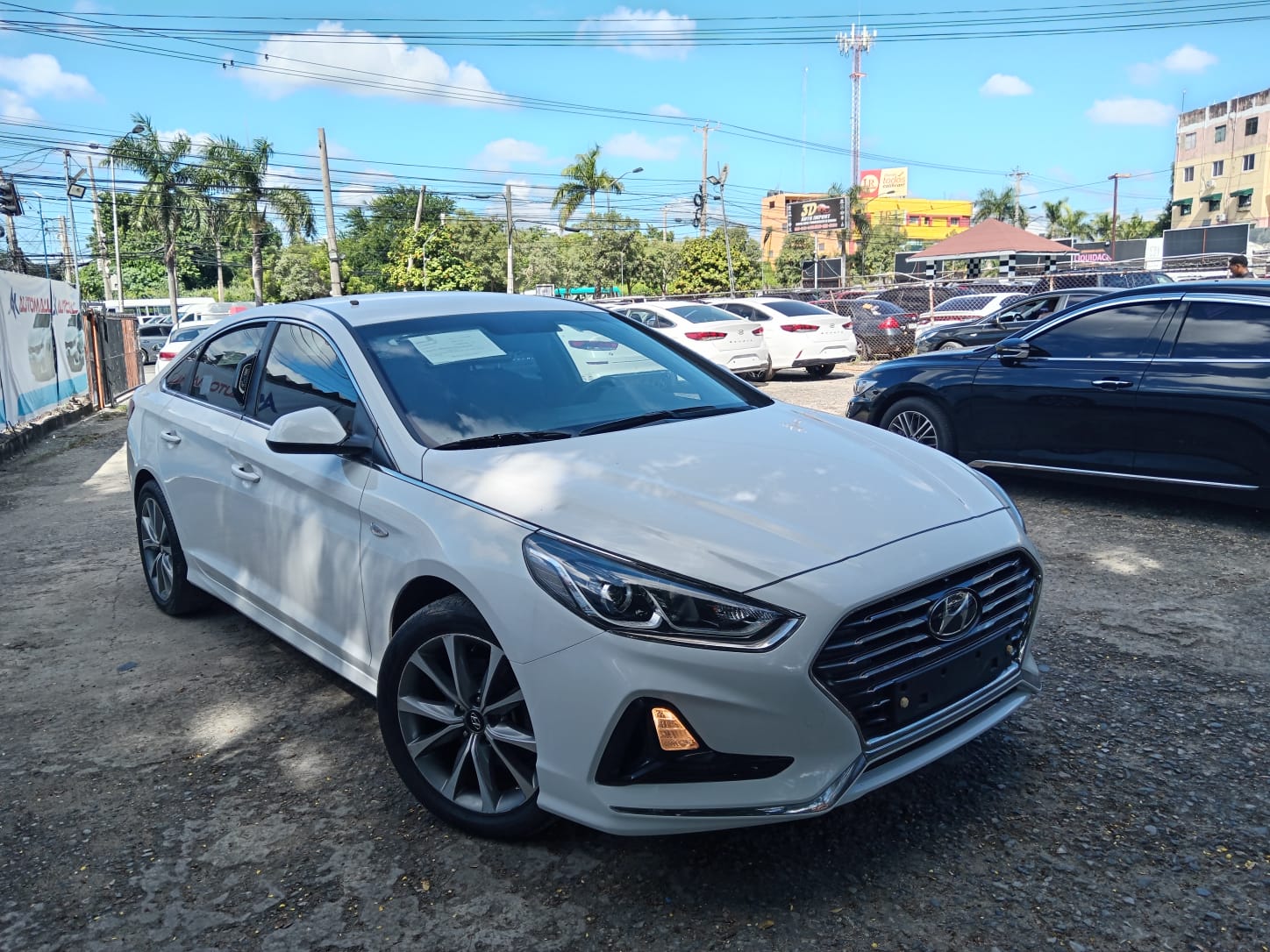 carros - HYUNDAI SONATA NEW RISE 2019 BLANCO 9