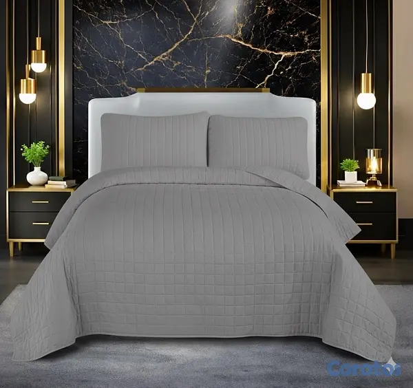 muebles y colchones - juego de cobertor 3 piezas para cama de 60  3