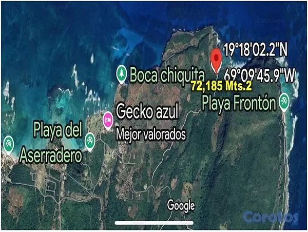 solares y terrenos - Vendo 72,185 Mts.2 CON PLAYA a 100 Mts. (Playa MADAMA), LAS GALERAS, 50% POR DEB 9