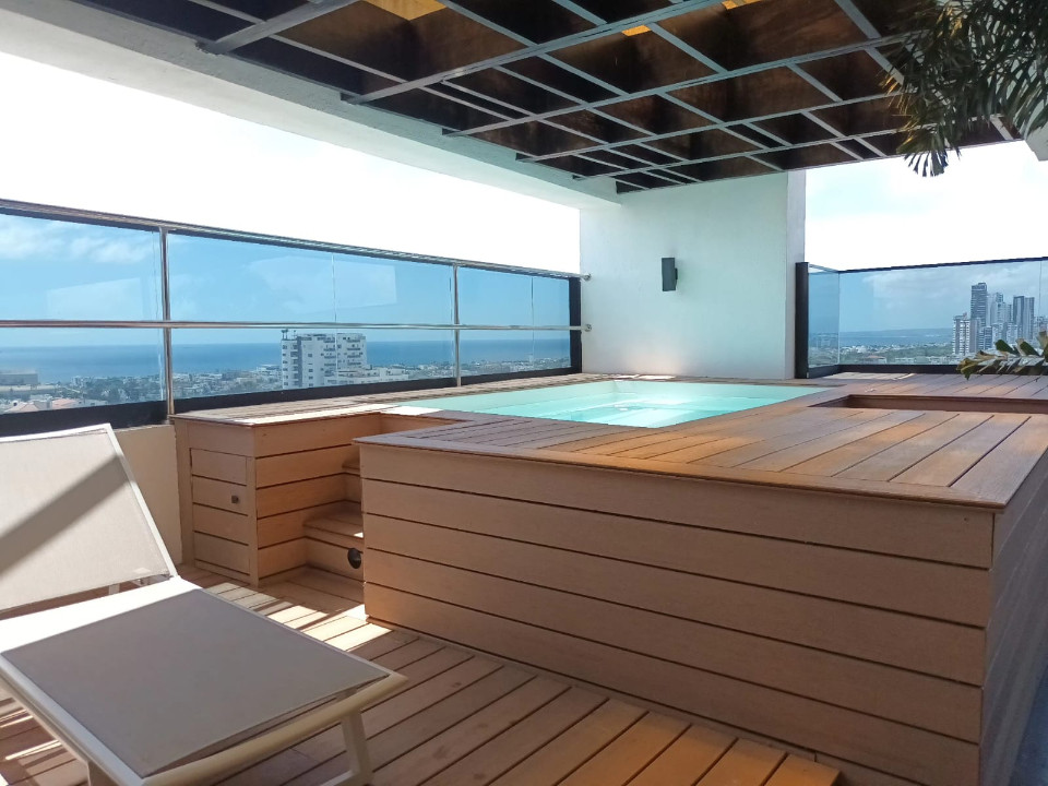 apartamentos - Alquiler Apartamento con Linea Blanca en la Av. Sa 7