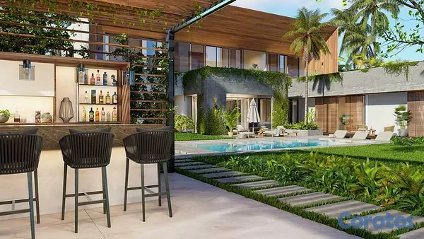 casas vacacionales y villas - Vendo proyecto de Villa en Cap Cana 4