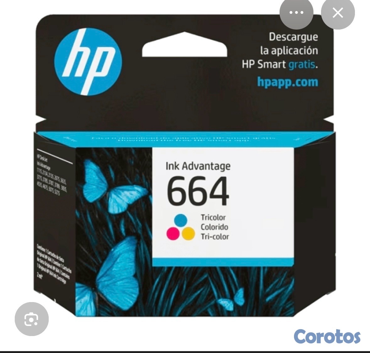 impresoras y scanners - Cartucho HP 664 color 