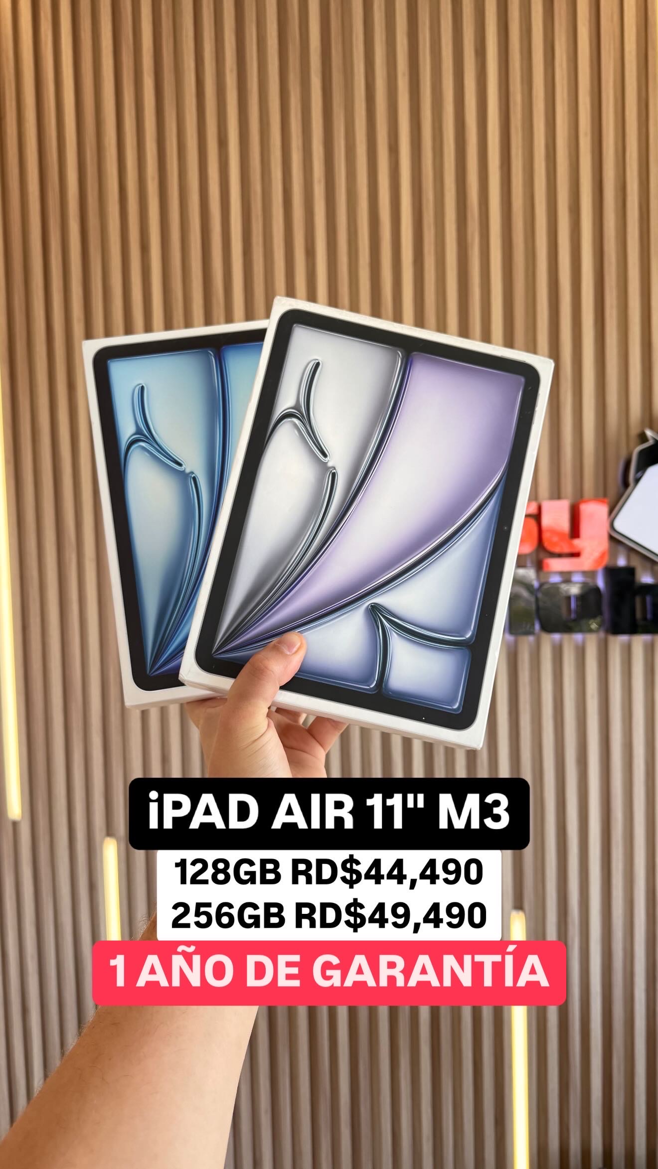 celulares y tabletas - iPAD AIR 11'' M3 128GB/256GB SELLADA  0
