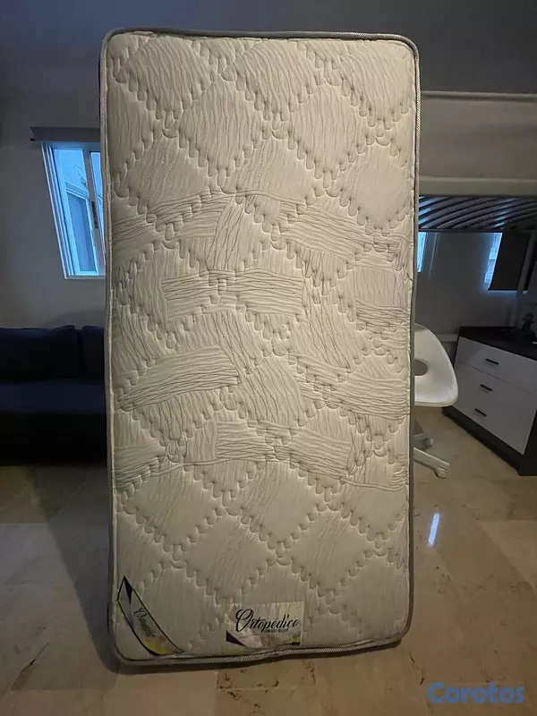 muebles y colchones - Colchón Twin semi ortopédico, como nuevo. 12