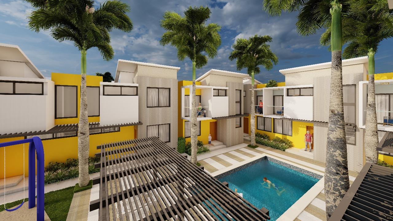 casas vacacionales y villas - Proyecto de Villas en Venta en White Sands, Punta Cana 1
