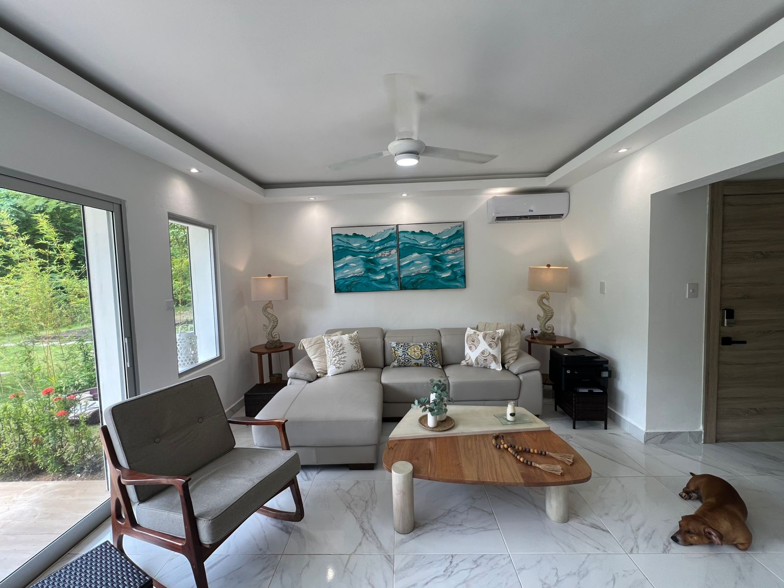 casas vacacionales y villas - Villa Duplex en Playa Nueva Romana de 2 hab 6