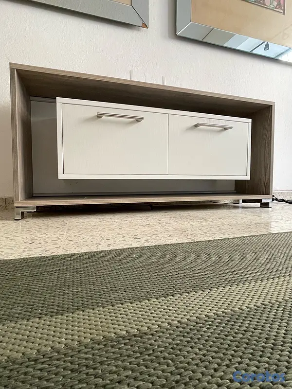 muebles y colchones - MODERNO MUEBLE DE TELEVISIÓN CON LUCES LED  3