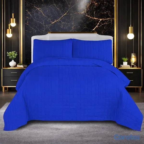 muebles y colchones - juego de cobertor 3 piezas para cama de 60  4