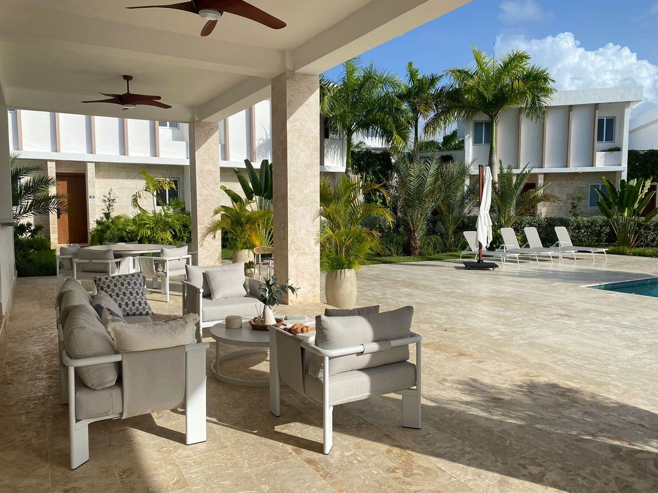 casas vacacionales y villas - Villa de tres habitaciones con acceso a la playa 8