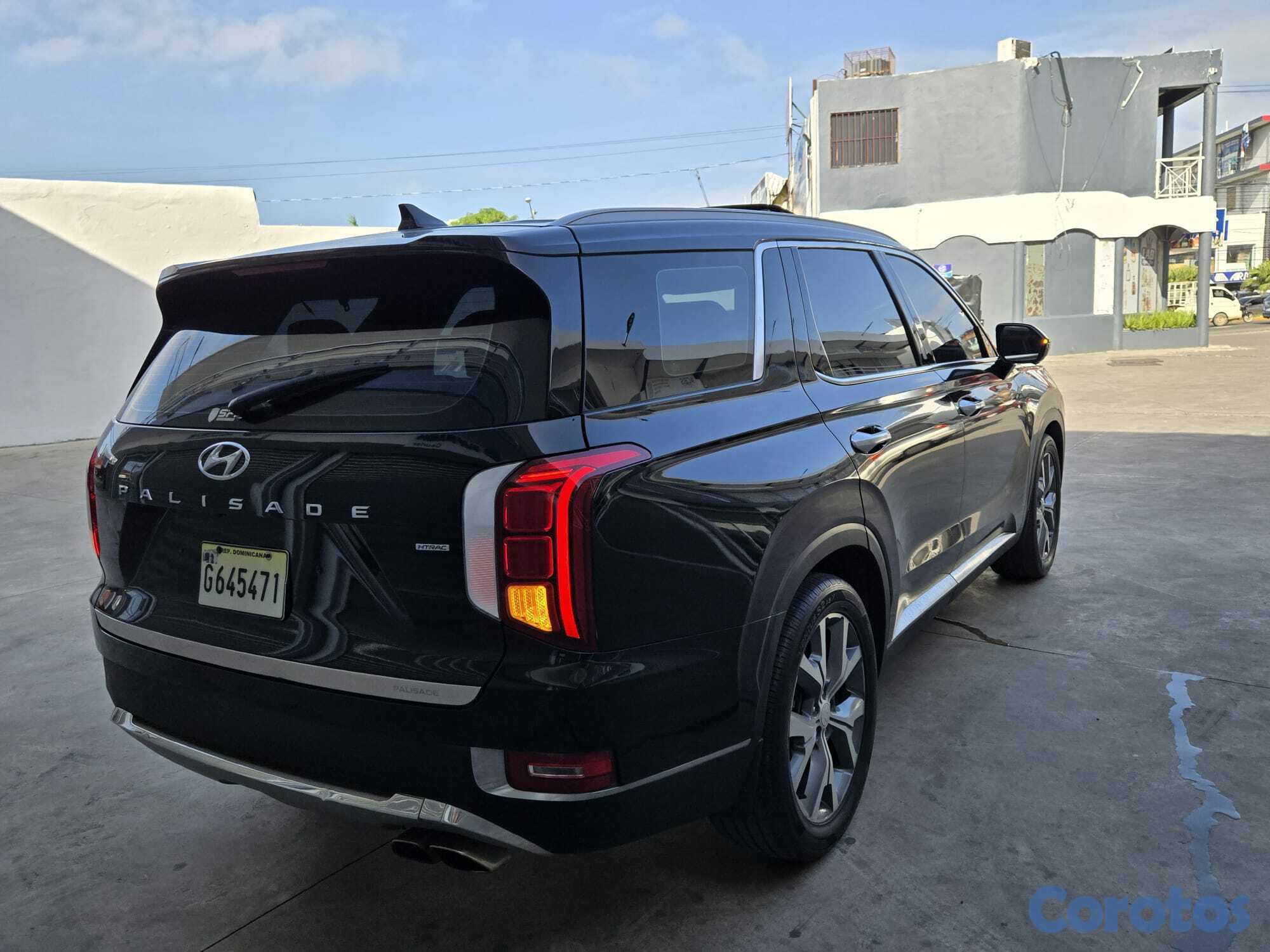 jeepetas y camionetas - HYUNDAI PALISADE 2019 NEGRA GASOLINA 4