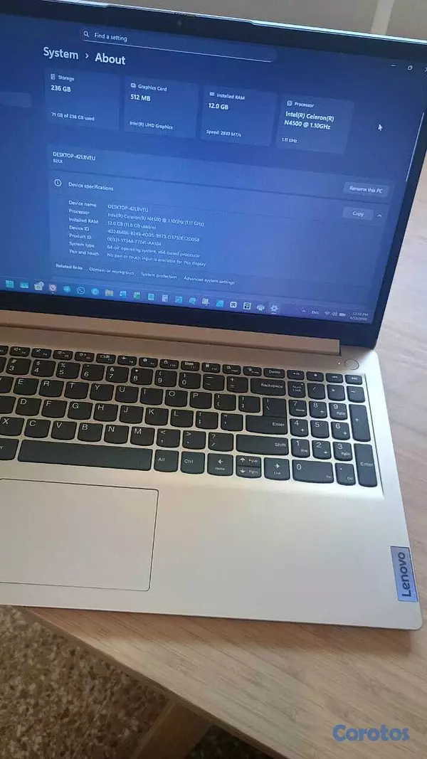 computadoras y laptops - Laptop de Oportunidad Como Nueva 7