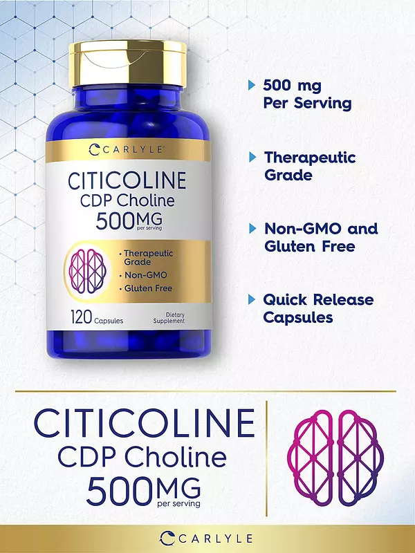 Salud y Equipamiento Médico - Suplementos De Citicolina De 500 Mg 4